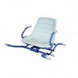 Bath seat with translation system