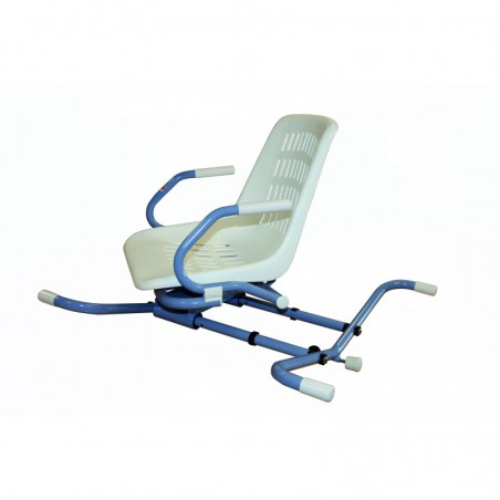 Bath seat with translation system