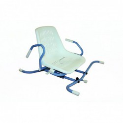 Bath seat with translation system