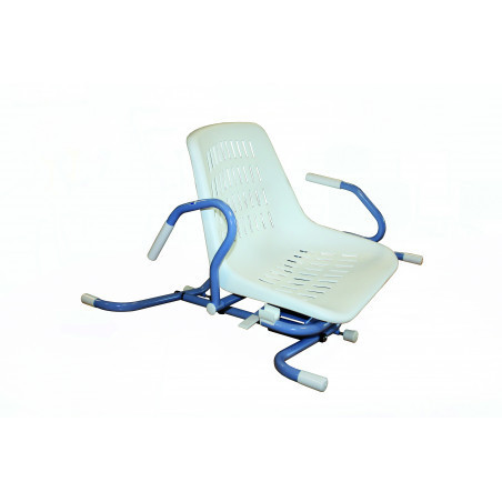 Bath seat with translation system